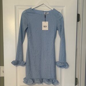 Elegant Blue Women’s  Dress